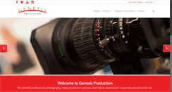 Desktop Screenshot of genesisproduction.net